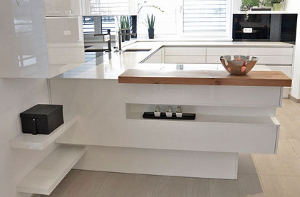 Perfekt geplante Küche - Tischlerei Riedl